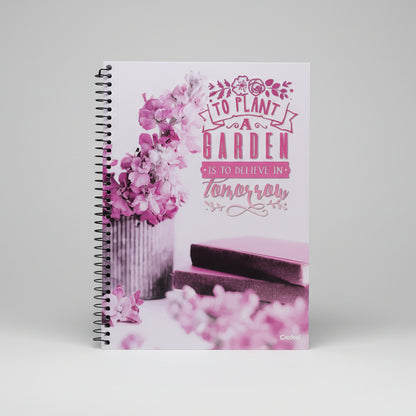 Caderno Universitário Comfy 1 Matéria 80 Folhas Espiral Capa Dura