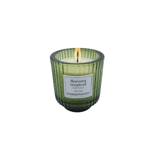 Vela Aromática Floresta Tropical 120 g – Paramount | Aromas Cítricos, Florais e Amadeirados para Casa