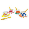 Brinquedo Cházinho para Pintar 14 Peças + Tintas & Pincel – Home Play | Atividade Criativa Infantil +3 anos