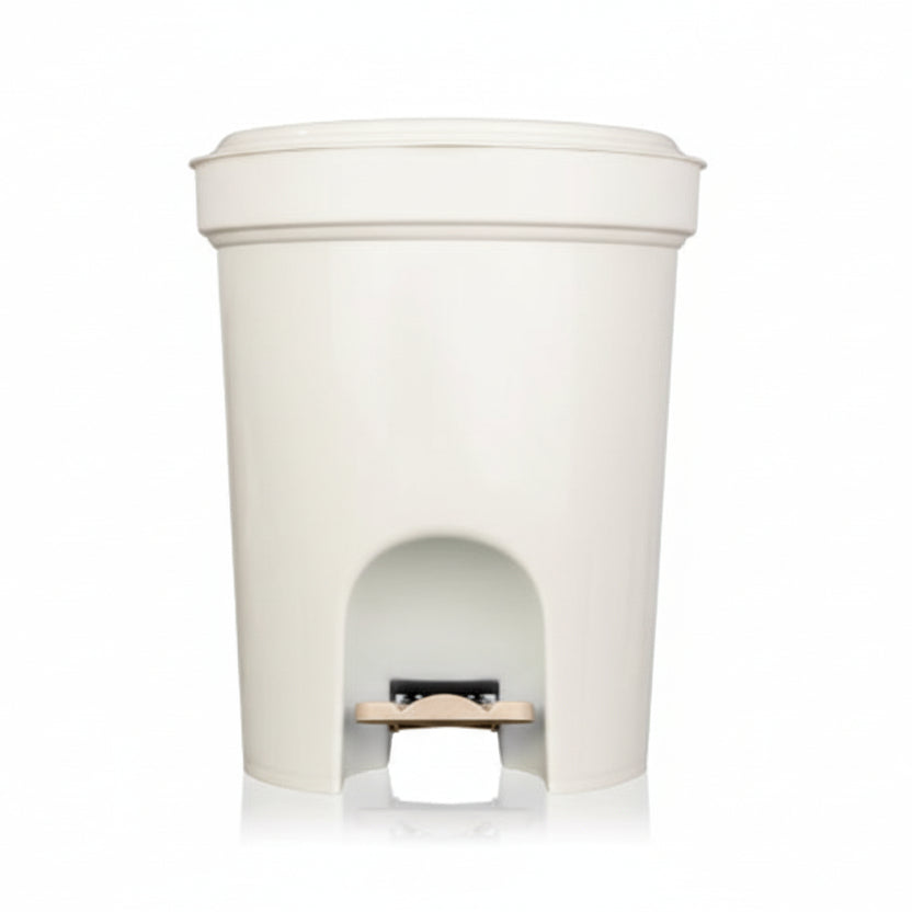 Lixeira 6,6L Sanremo c/ Pedal – Plástico Reforçado, Compacta p/ Banheiro