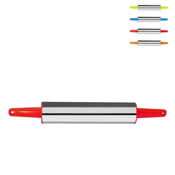 Rolo de Massa 38 cm BigSul 22261 – Aço Inox + Cabo Plástico Resistente