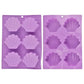 Forma de Silicone Concha 6 Cavidades Art House - Cores Sortidas | Flexível e Resistente