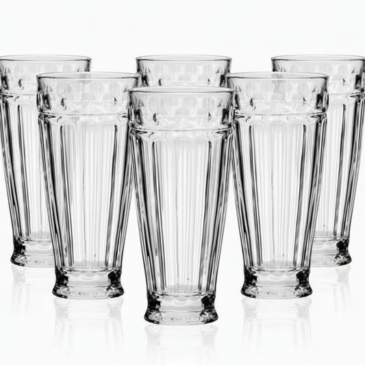 Jogo de 6 Copos Altos de Vidro Hauskraft Imperial 280 ml