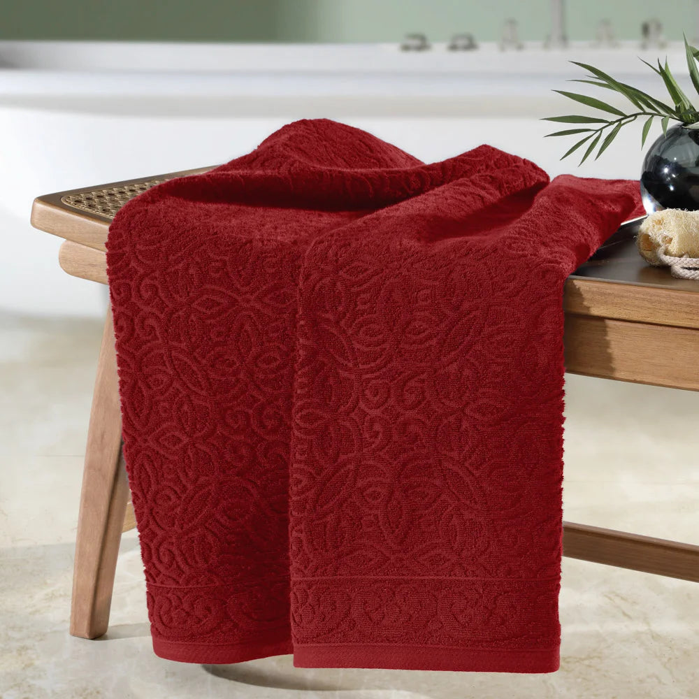 Toalha de Rosto Provença Jacquard Felpudo 50 cm x 90 cm | Dõhler