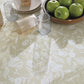 Toalha de Mesa Redonda Döhler Athenas 1,60 m | 4 Lugares | 50% Algodão 50% Poliéster | Estampa Exclusiva
