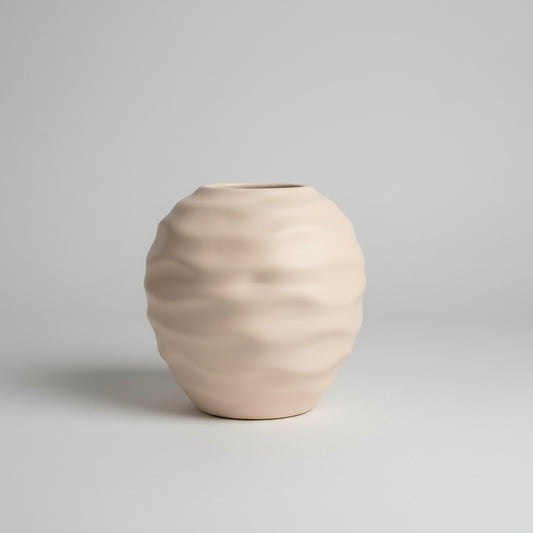 Vaso Cachepot Decorativo StarBella Cerâmica Orgânico P – 17×15,5 cm | Elegante Decoração Minimalista para Casa, Mesa, Estante