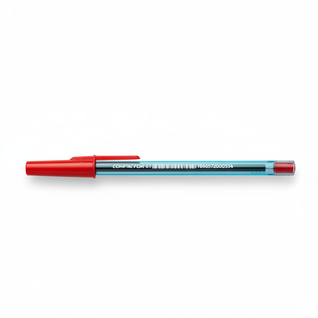 Caneta Esferográfica Compactor 07 Ponta Fina 0.7mm – Escrita Macia e Precisa