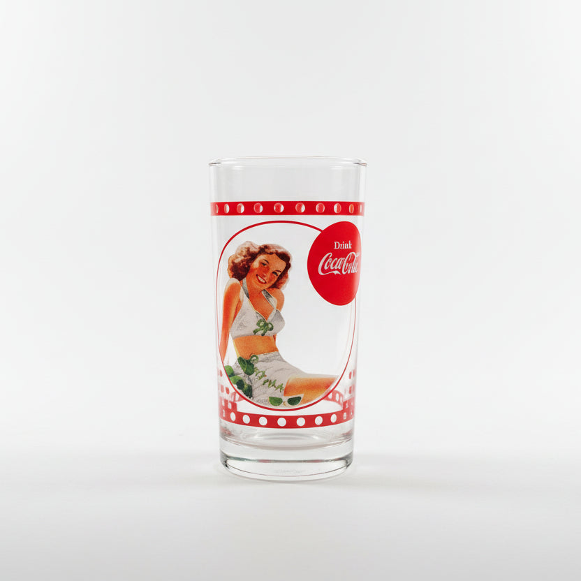 Copo Coca-Cola 300ml em Vidro - Retrô, Colecionável e Clássico - Mafra Elos