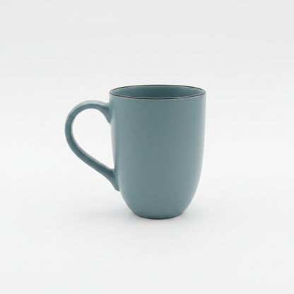 Caneca de Cerâmica Flat 350ml – Oxford | Linha Flat (Pacífico / Oásis / Preto)