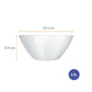 Saladeira Blanc Opaline 2,3 Litros Duralex | Nadir