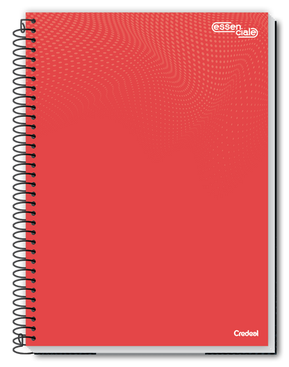 Caderno Essenciale | 8 Opções de Capas | Universitário Capa Dura 1 Matéria 80 Folhas | Credeal