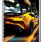 Caderno TecnoCars Credeal | Estampa Carros | 1 Matéria 96 Folhas Capa Dura Universitário