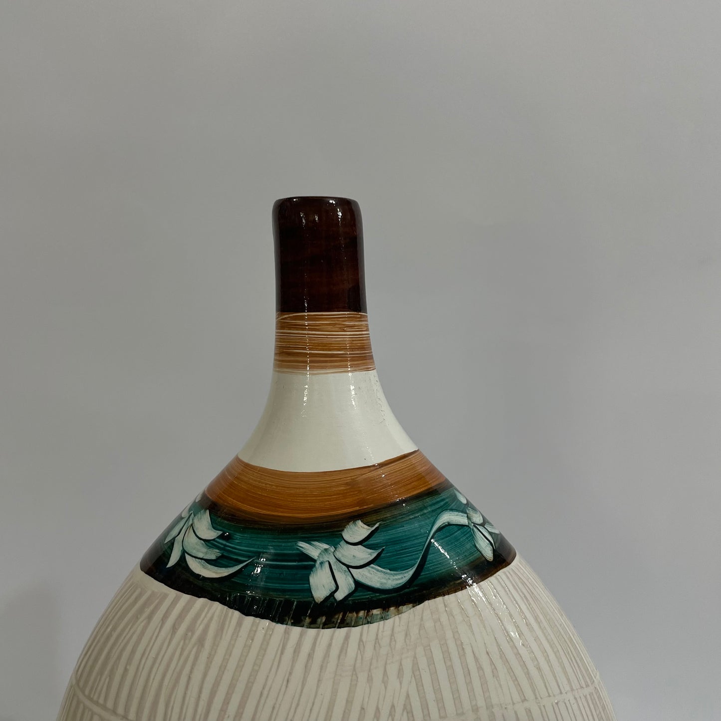 Garrafa Decorativa Luxo 25 cm em Cerâmica | Cerâmica Judite