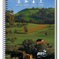 Caderno Agro+ 10 Matérias 160 Folhas Universitário Credeal – Capa Dura, Espiral, Folhas Pautadas, Ideal Estudo e Organização