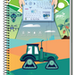 Caderno Agro+ 10 Matérias 160 Folhas Universitário Credeal – Capa Dura, Espiral, Folhas Pautadas, Ideal Estudo e Organização