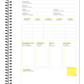 Caderno Agro+ 10 Matérias 160 Folhas Universitário Credeal – Capa Dura, Espiral, Folhas Pautadas, Ideal Estudo e Organização