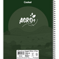 Caderno Agro+ 10 Matérias 160 Folhas Universitário Credeal – Capa Dura, Espiral, Folhas Pautadas, Ideal Estudo e Organização