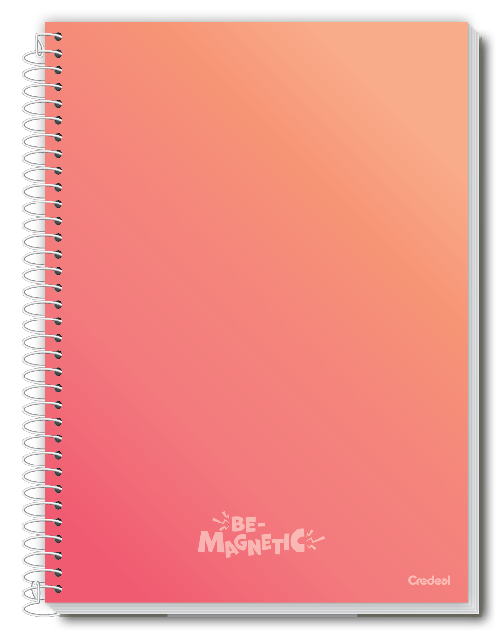 Caderno Be-Magnetic | Universitário Capa Dura 10 Matérias 160 Folhas | Credeal