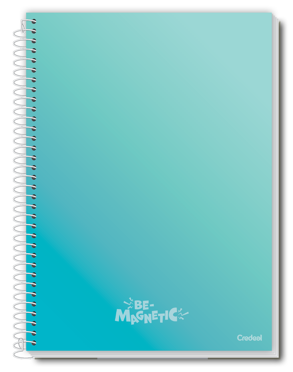 Caderno Be-Magnetic | Universitário Capa Dura 10 Matérias 160 Folhas | Credeal