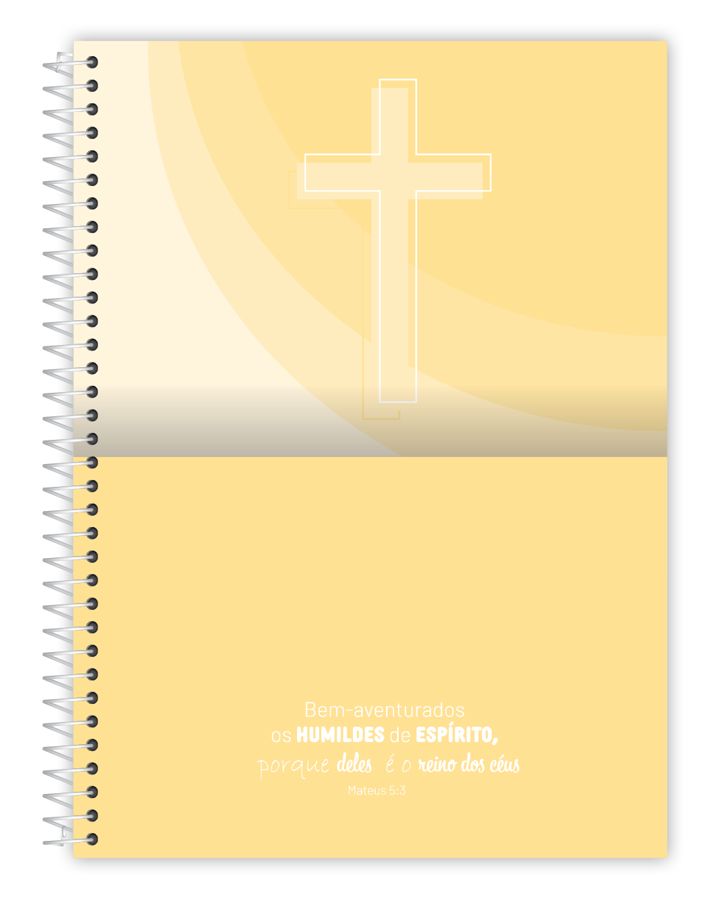 Caderno Mensagens Religiosas & Fé | 1 Matérias 80 Folhas | Universitário Capa Dura | Credeal