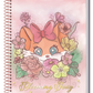 Caderno Foxy Teen 1 Matéria 80 Folhas Credeal, Capa Dura, Universitário 200×275 mm