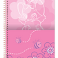 Caderno Foxy Teen 1 Matéria 80 Folhas Credeal, Capa Dura, Universitário 200×275 mm