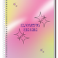 Caderno Mantras | Positividade | Universitário Capa Dura 1 Matérias 80 Folhas | Credeal