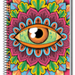Caderno Original Arts 1 Matéria, 80 Folhas Credeal – Capa Dura, Espiral, Tamanho Universitário (200x275 mm) – Papel de Alta Qualidade e Certificação FSC