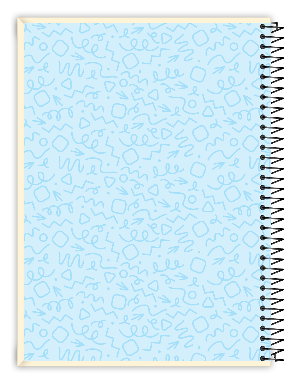Caderno Original Arts 1 Matéria, 80 Folhas Credeal – Capa Dura, Espiral, Tamanho Universitário (200x275 mm) – Papel de Alta Qualidade e Certificação FSC