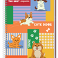 Caderno Pet Fun Credeal – 1 Matéria, 80 Folhas, Capa Dura, Universitário | Estampas de Pets