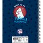 Caderno Vida de Pet 80 Folhas 1 Matéria Universitário Credeal – Capa Dura, Espiral – Design Pet Adorável