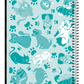 Caderno Vida de Pet 80 Folhas 1 Matéria Universitário Credeal – Capa Dura, Espiral – Design Pet Adorável