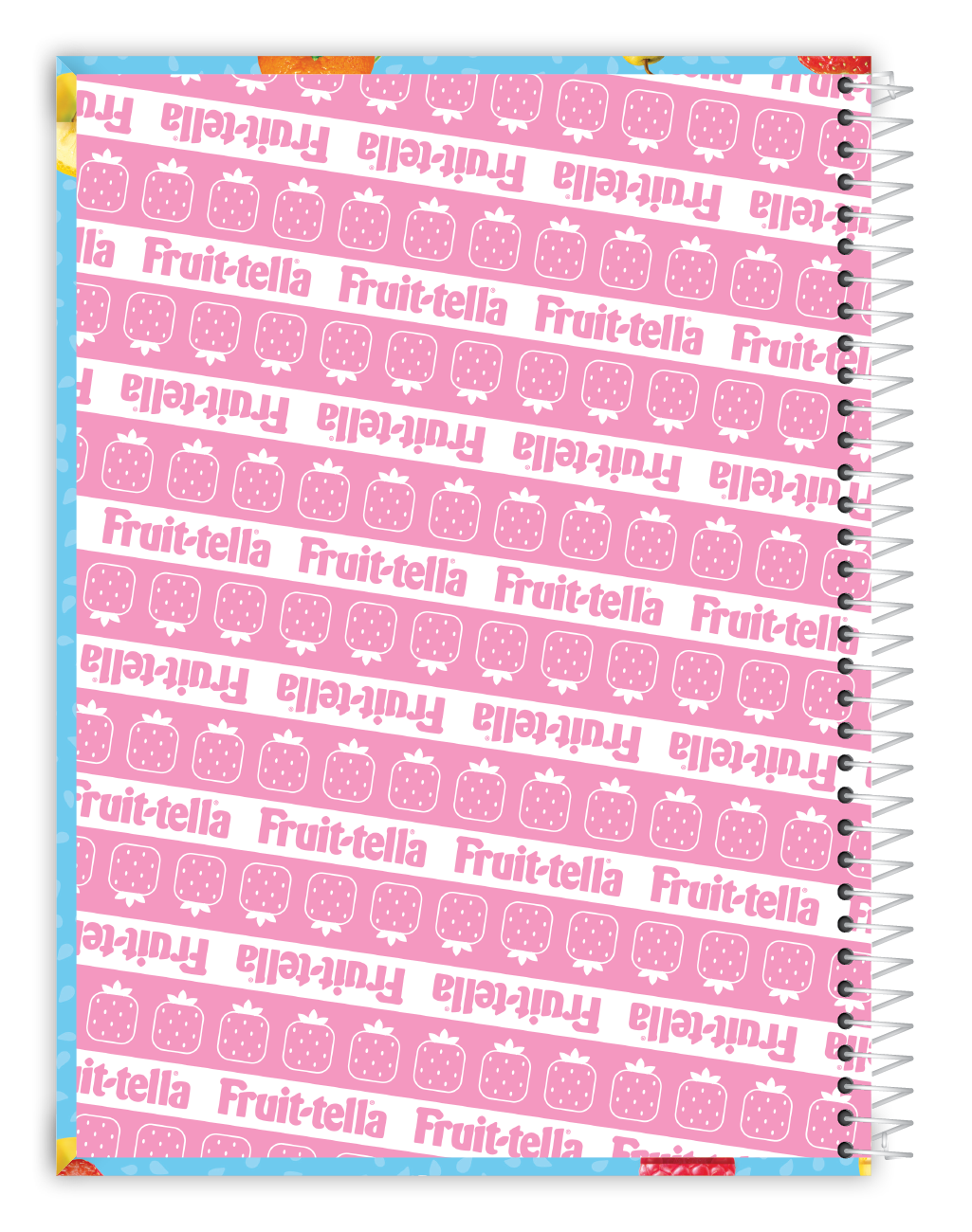 Caderno Fruit-Tella | Cheirinho de Frutas | Universitário Capa Dura 10 Matérias 160 Folhas | Credeal
