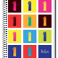 Caderno The Beatles 1 Matéria 80 Folhas Credeal – Universitário, Capa Dura Espiral – Tamanho Grande 20×27,5 cm