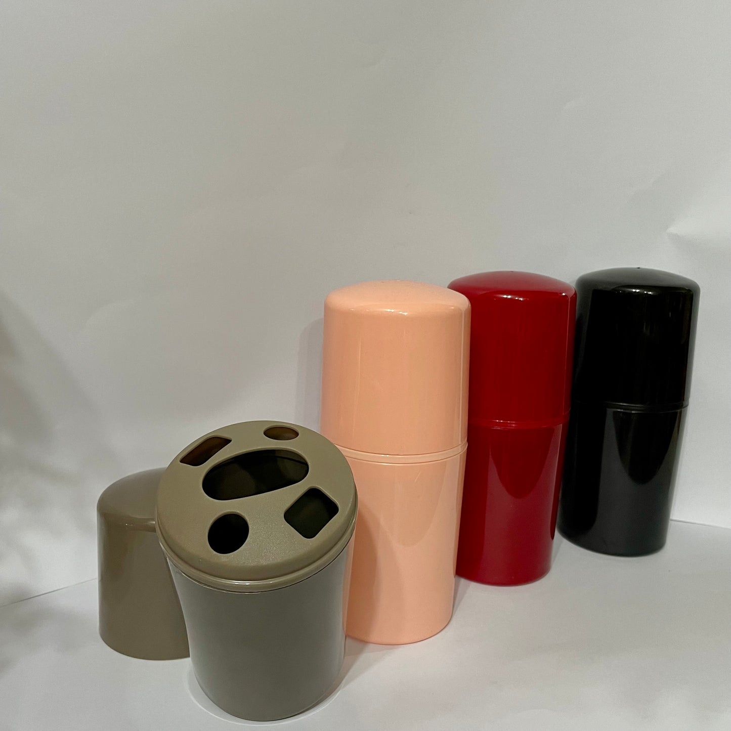 Porta Escova de Dente com Tampa | Plástico | Utility