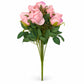Buquê de Botões de Rosa Artificiais Cor-de-Rosa 50 cm – 12 Hastes | FlorArte