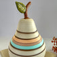 Decoração Pêra Mary Angel em Cerâmica (25 x 16 x 16 cm A  x C x L) | StarBella | Peça Decorativa Sofisticada