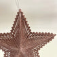 Enfeite Natal Estrela Rosê Glitter 19 cm – FlorArte Decoração de Natal