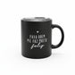 Caneca de Vidro Diamond Metalic 300ml com Lata Presenteável – “Para Quem Me Faz Muito Feliz” | Brasfoot