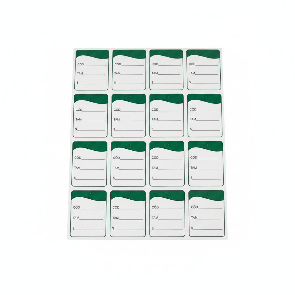 Etiqueta Tag para Marcação 38 x 30 mm Grespan | Pacote com 1.000 unidades