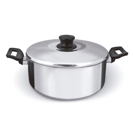 Panela Caçarola Luxo 26 cm – 5,2 Litros | Alumínio Cinco Estrelas
