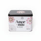 Caneca de Vidro Diamond Metalic 300ml | Lata Presente | Amor de Mãe | Brasfoot