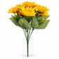 Buquê de Girassóis Artificiais Amarelo 36 cm – 7 Hastes | FlorArte