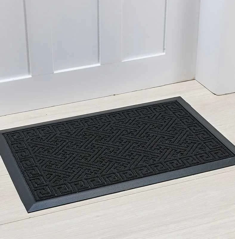 Capacho Lima 40×60 cm – Preto Antiderrapante | Niazitex Tapete Entrada