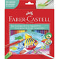 Lápis de Cor 24 EcoLápis Sextavado Aquarelável + Pincel Artístico | Faber-Castell