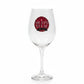 Taça de Vinho 385 ml de Vidro - Você me faz muito feliz todos os dias | Brasfoot Presentes 14005