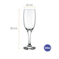 Conjunto 6 Taças Champagne 210 ml Nadir Windsor – Conjunto de Vidro Cristalino para Espumantes e Festas