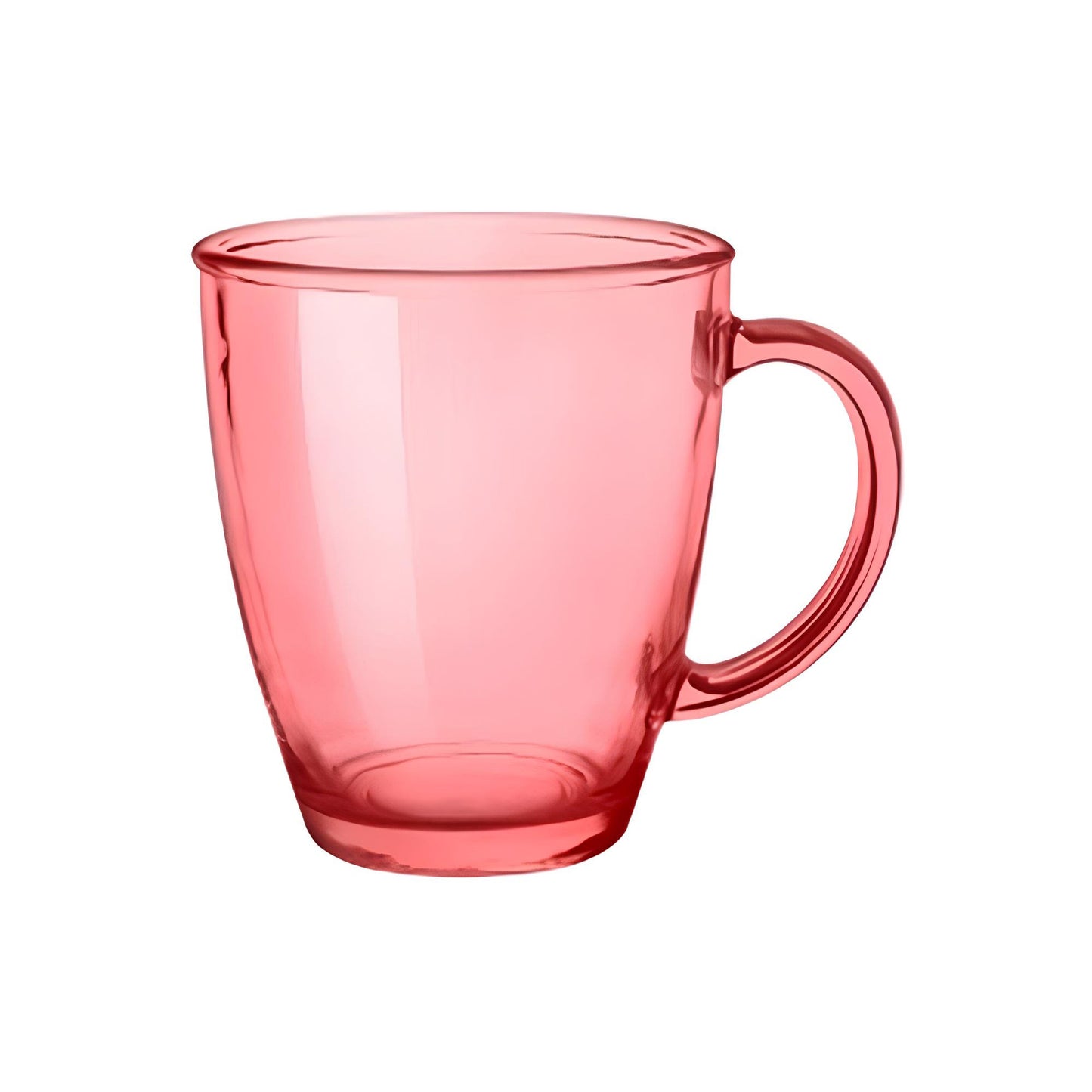 Jogo com 6 Peças Caneca de Vidro Coloridas 360 ml Casambiente