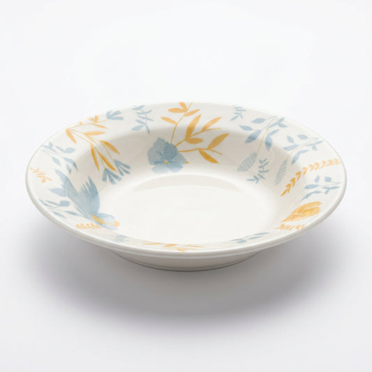 Prato Fundo de Cerâmica 21,5 cm Donna Bem-Te-Vi | Biona Oxford
