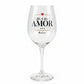 Taça de Vinho 385 ml Vidro | Meu Amor Presente Romântico para Dia Especial | Brasfoot
